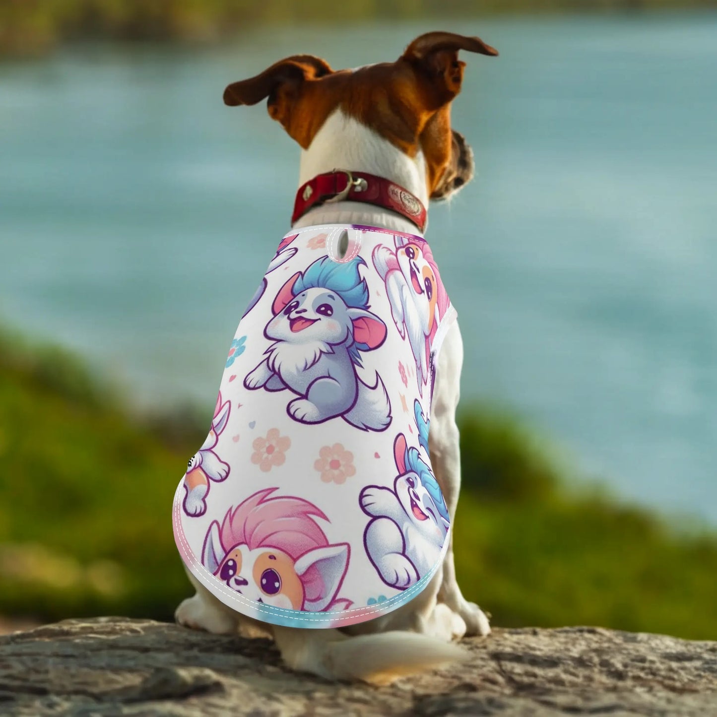 Animal Print Pet Shirt Clothing for Small Medium Dogs Cats