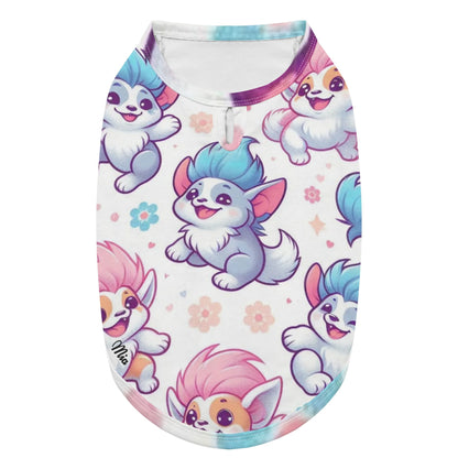 Animal Print Pet Shirt Clothing for Small Medium Dogs Cats