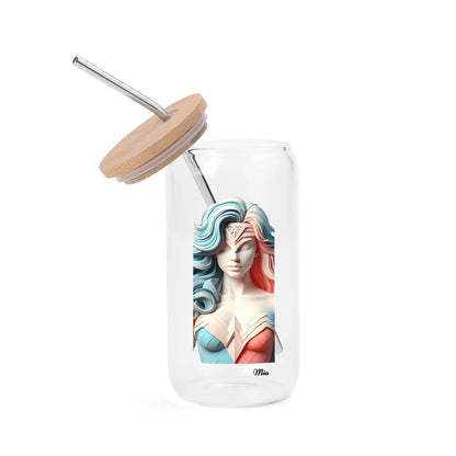 Transparent Bamboo Covered Cup 16oz by Mia