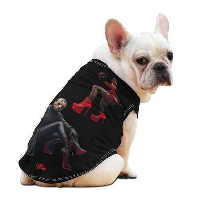 Animal Print Pet Shirt Clothing for Small Medium Dogs Cats