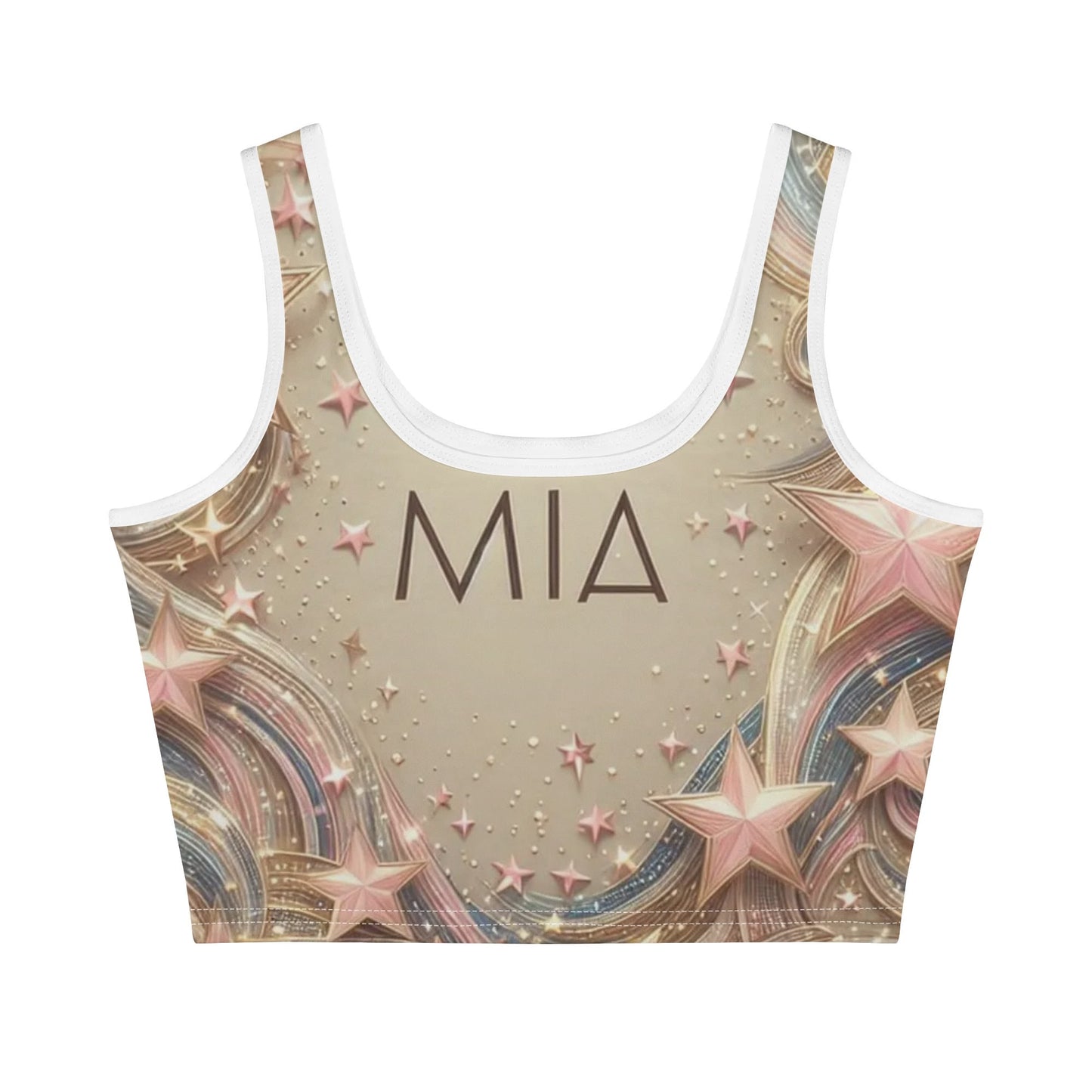 Mia For Her Casual Stretch Crop Tops for Summer