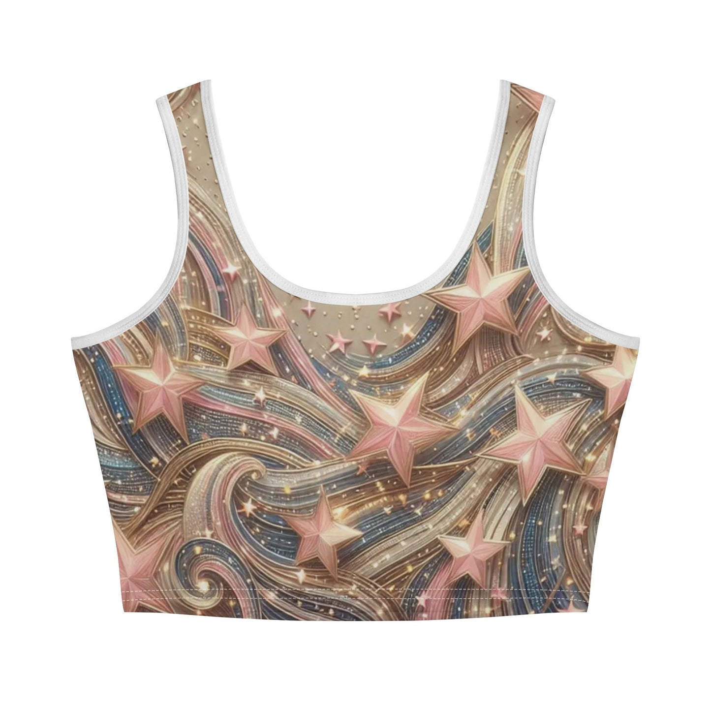 Mia For Her Casual Stretch Crop Tops for Summer