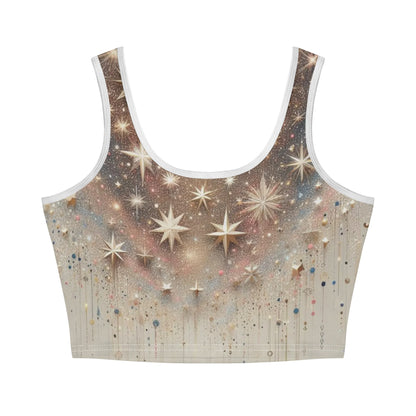 Mia for Her  Casual Stretch Crop Top for Summer