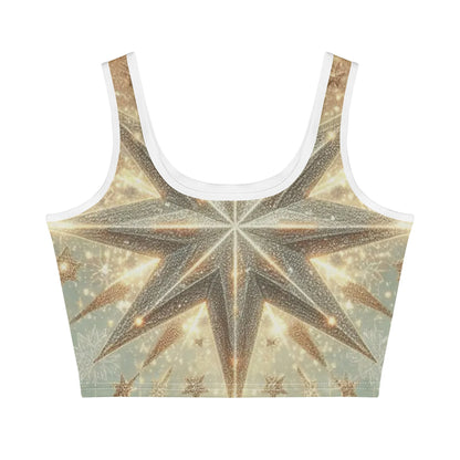 Mia for Her Casual Stretch Crop Tops for Summer