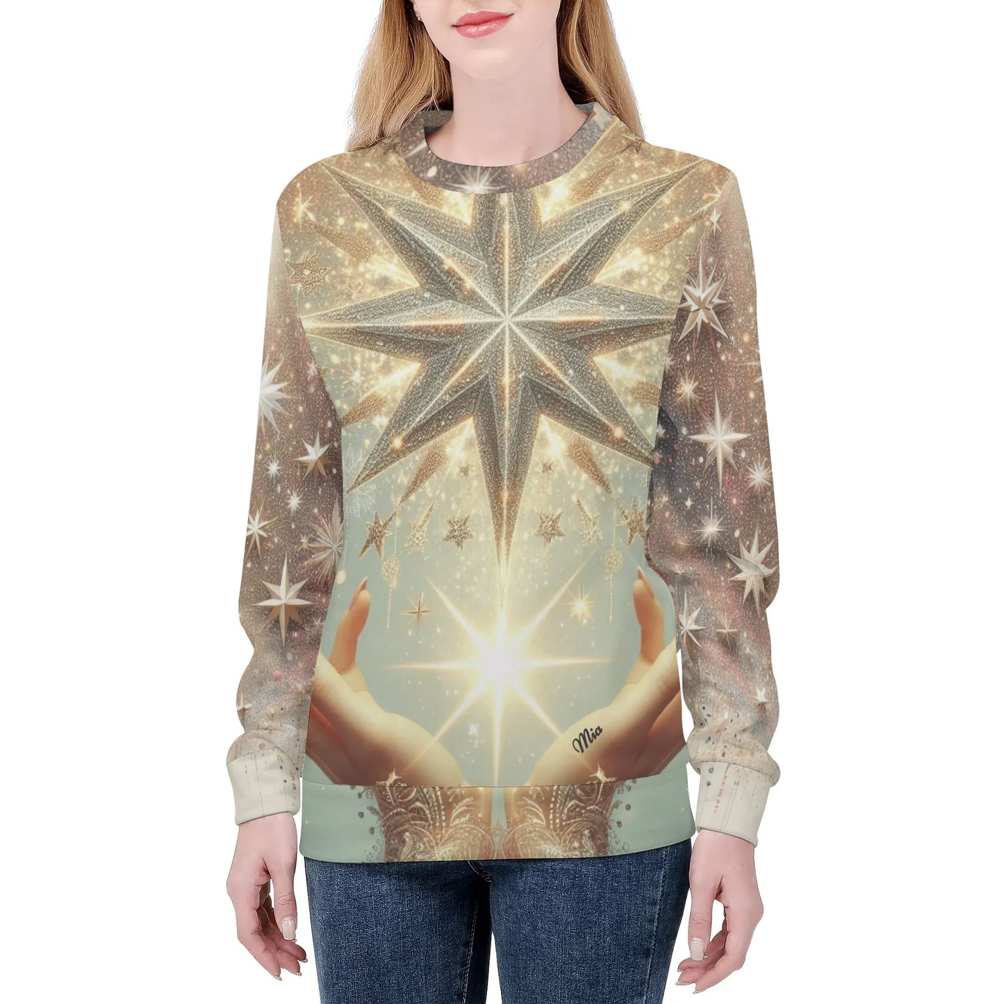 Mia for Her Crew Neck Streetwear Sweatshirt