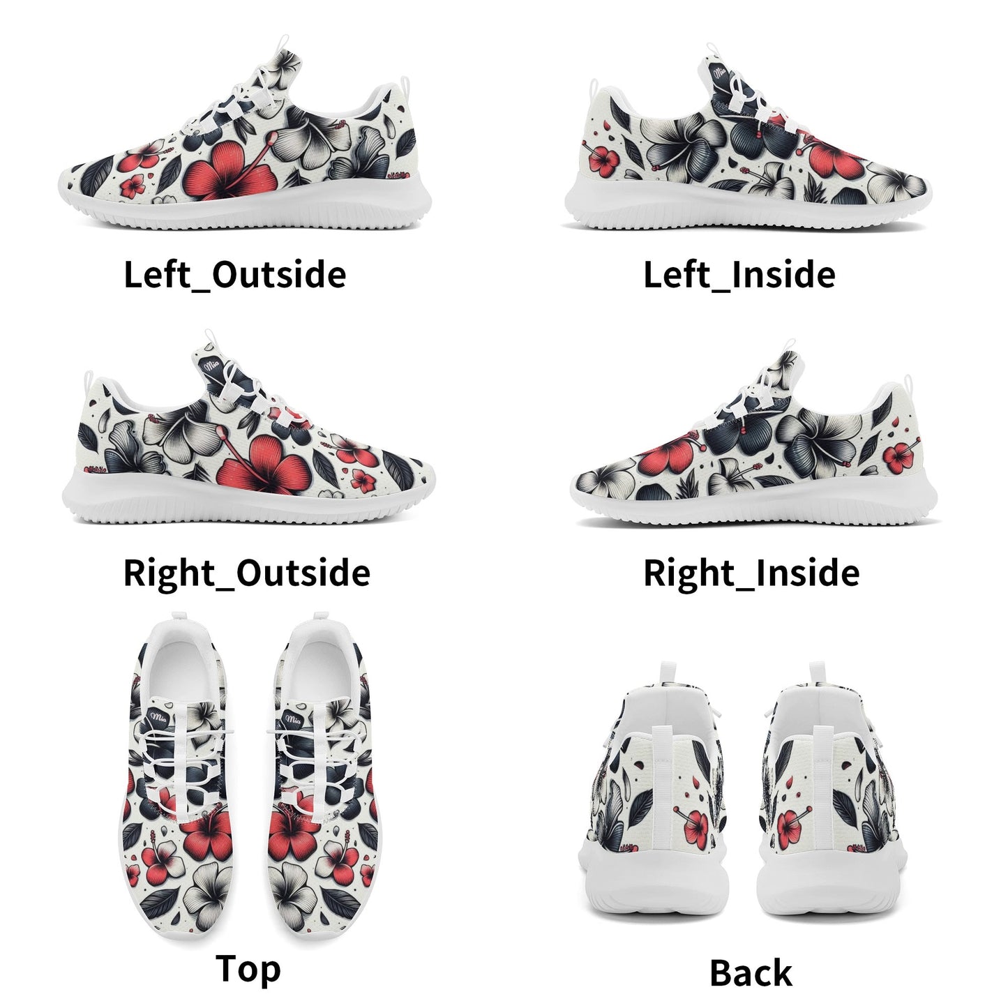 Mia Lace-Up Front Shoes - Superior Traction & Support for Every Stride