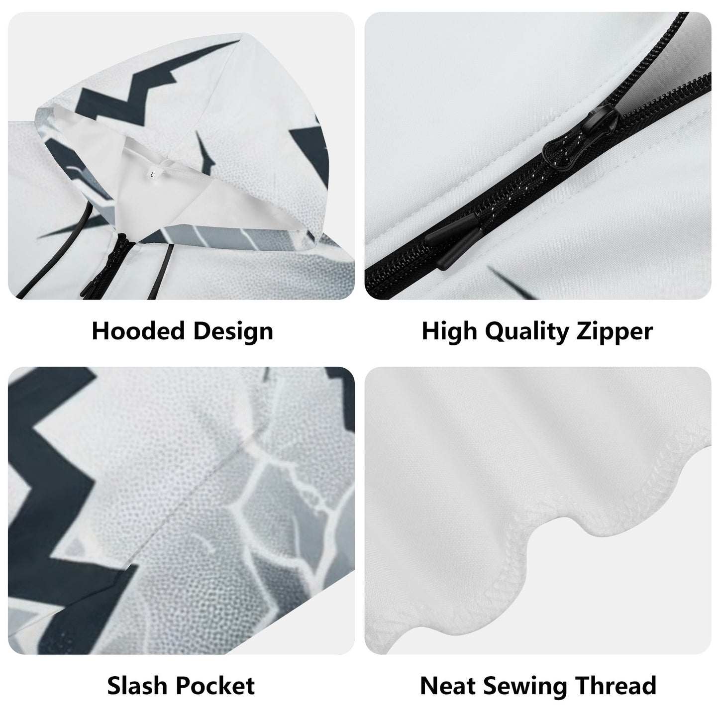 Mens Zip Hoodie by Mia