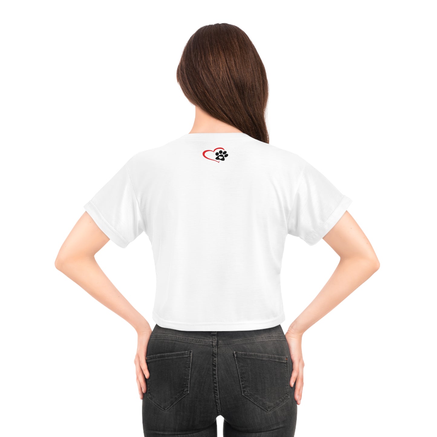 Mia Collection Crop Tee (AOP)