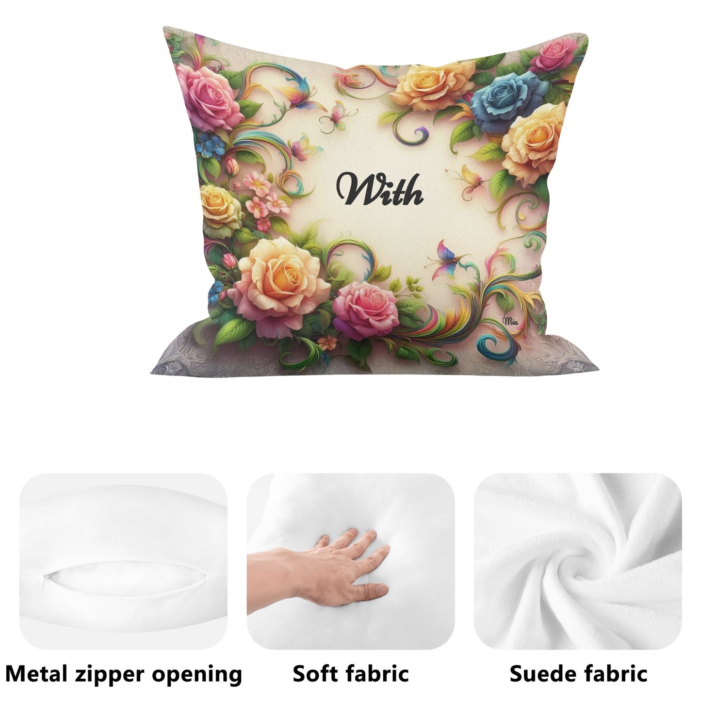 Mias Double Sided Pillow Covers