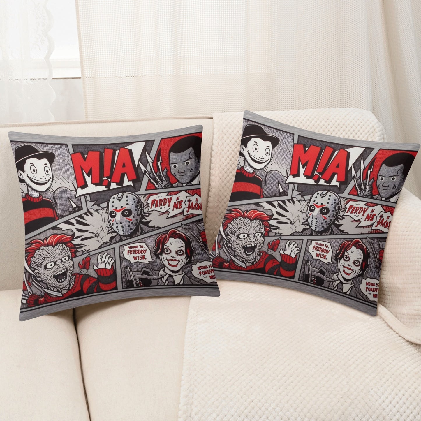 Mias Double Sided Pillow Covers
