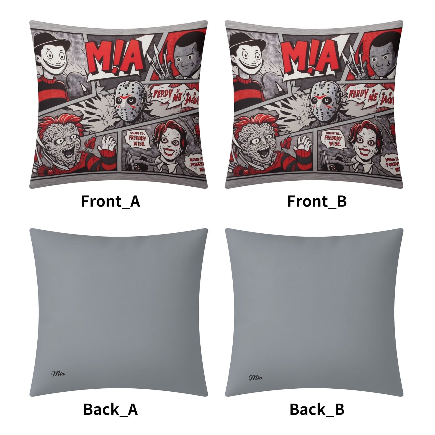 Mias Double Sided Pillow Covers