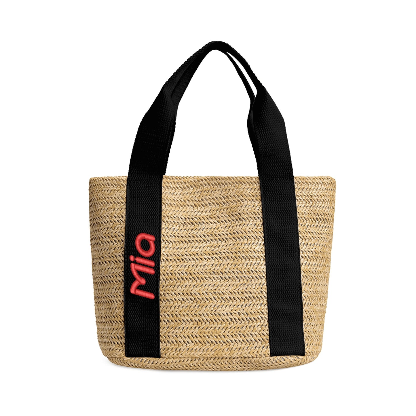 Embroidered Braided Bag Shoulder Bag by Mia