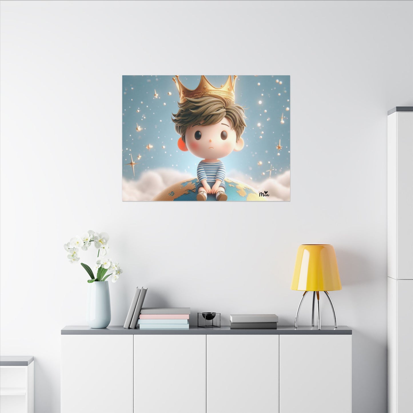 Mia Collection Matte Canvas, Stretched, 0.75"