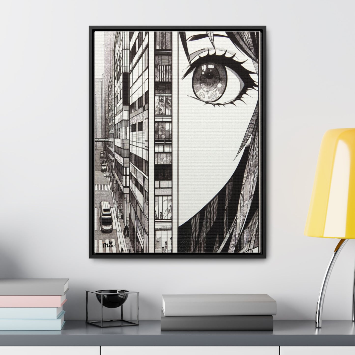 Mia Gallery Canvas Wraps, Vertical Frame