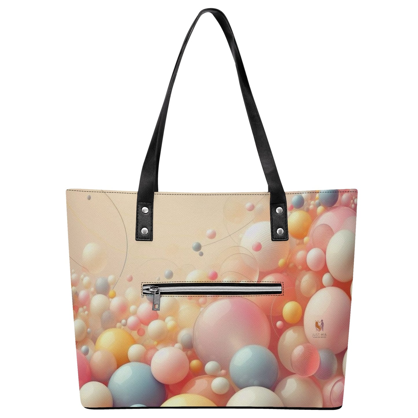 Mia Women PU Leather Tote Bag