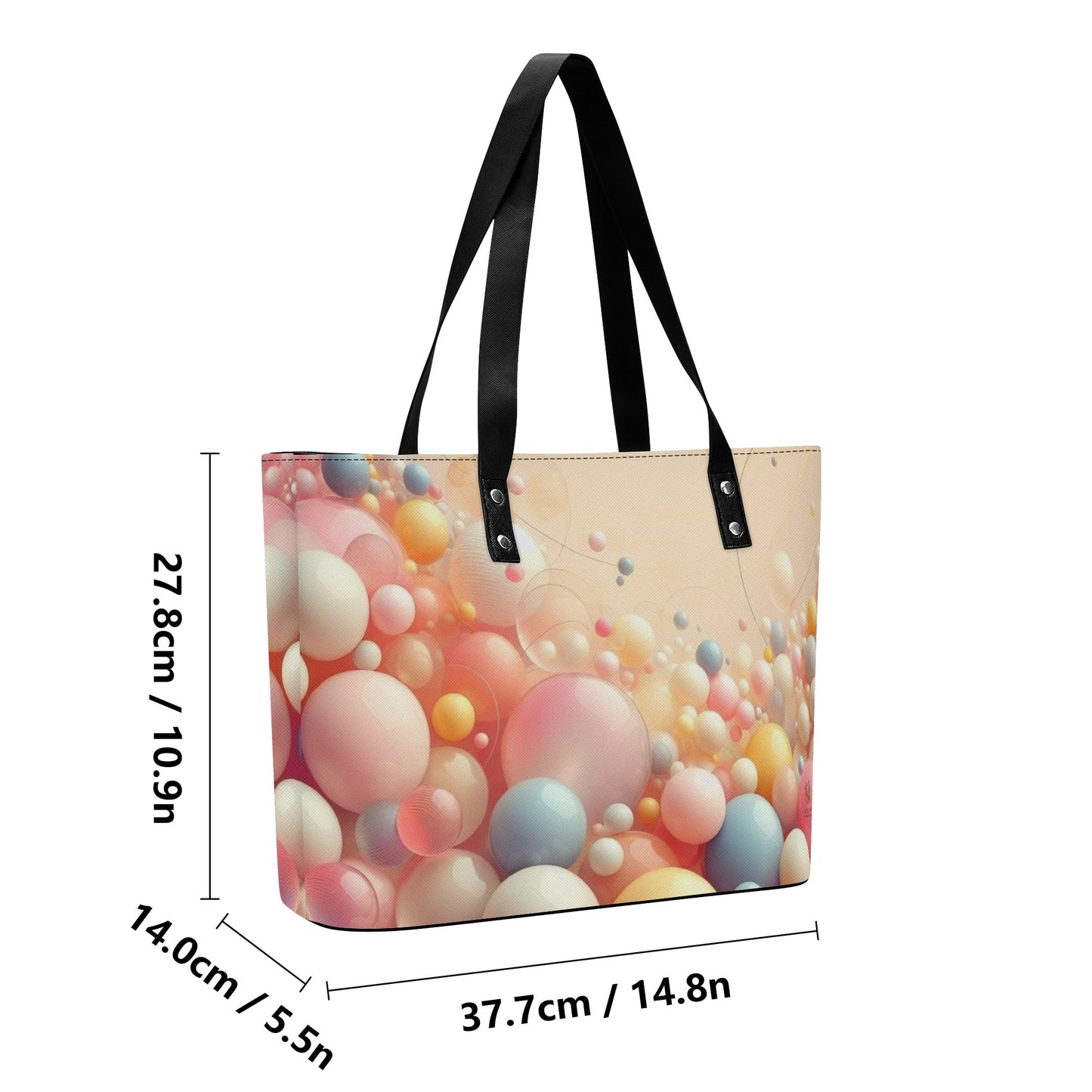 Mia Women PU Leather Tote Bag