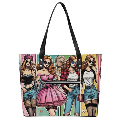 Mia Women PU Leather Tote Bag