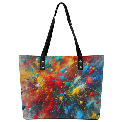 Mia Women PU Leather Tote Bag