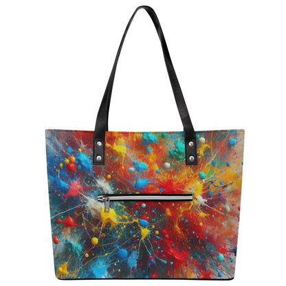 Mia Women PU Leather Tote Bag