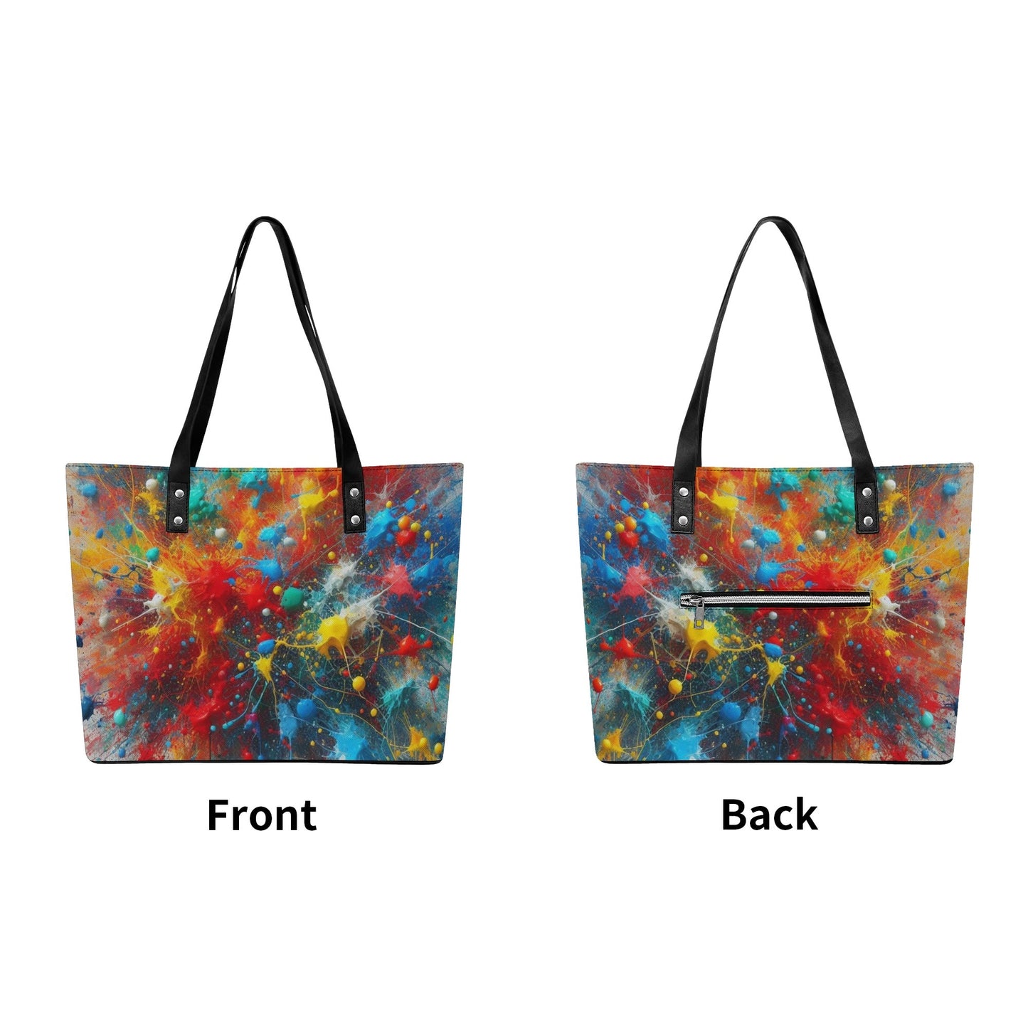 Mia Women PU Leather Tote Bag