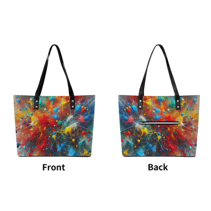 Mia Women PU Leather Tote Bag