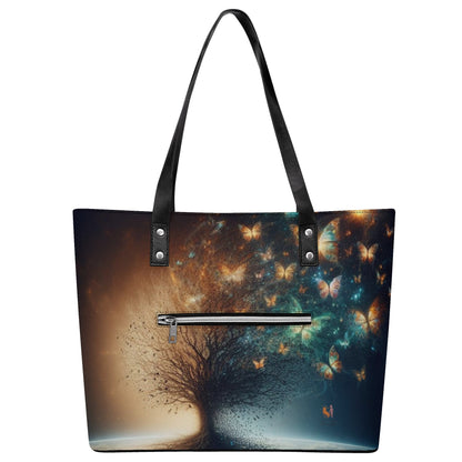 Mia Women PU Leather Tote Bag