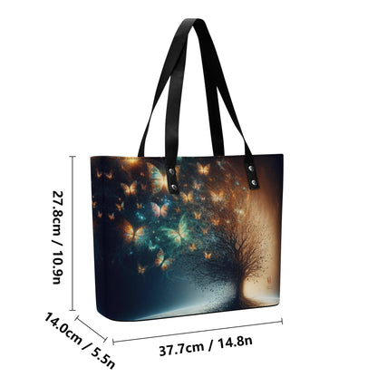 Mia Women PU Leather Tote Bag