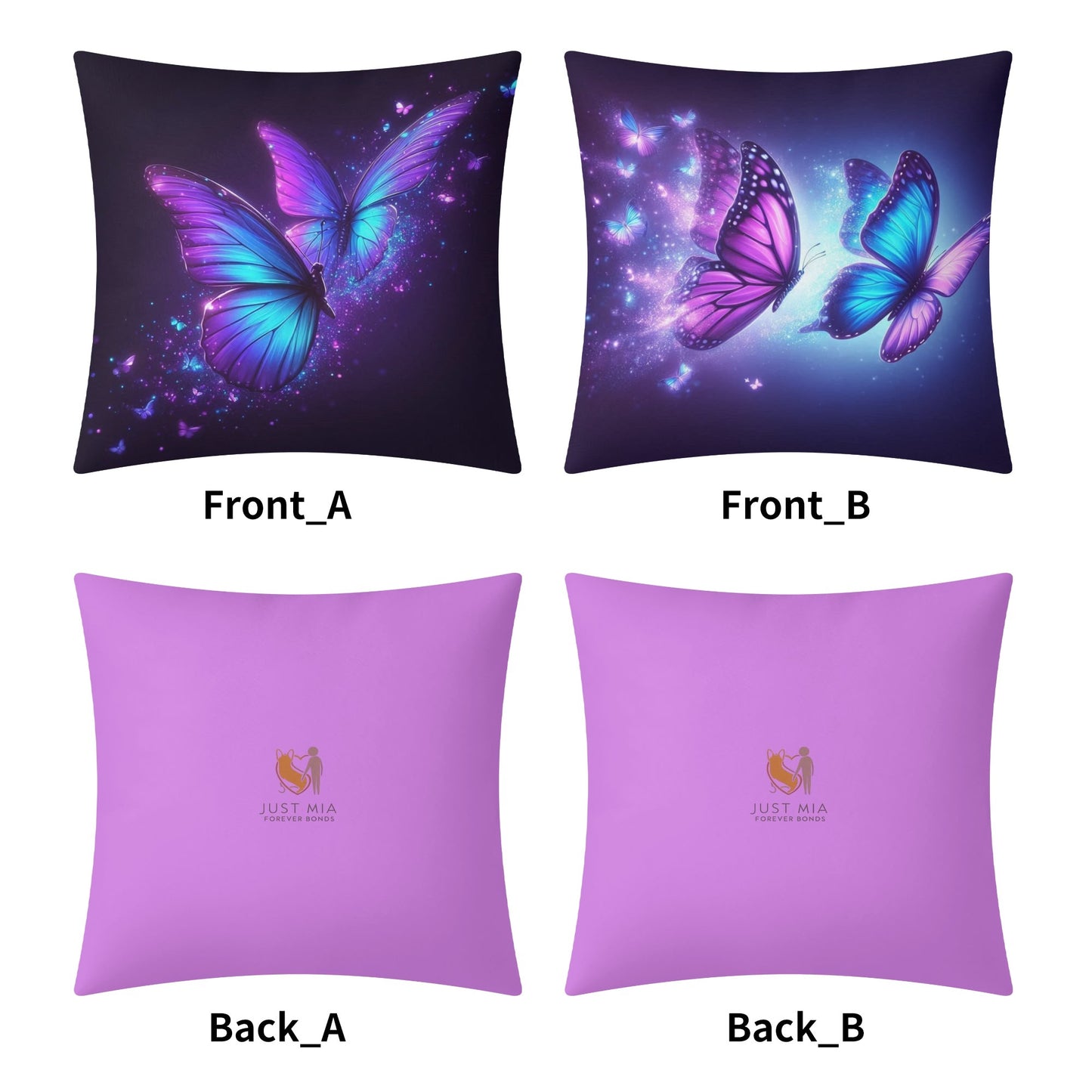 Mias Double Sided Pillow Covers