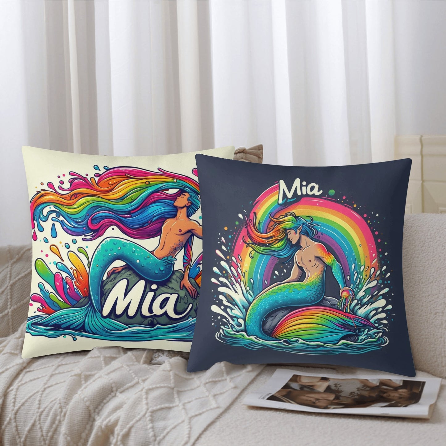 Mias Double Sided Pillow Covers