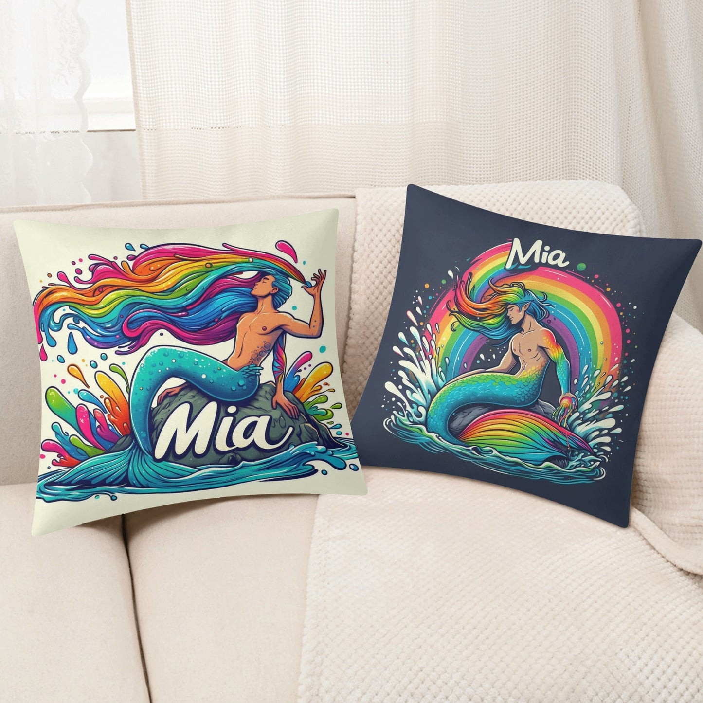 Mias Double Sided Pillow Covers