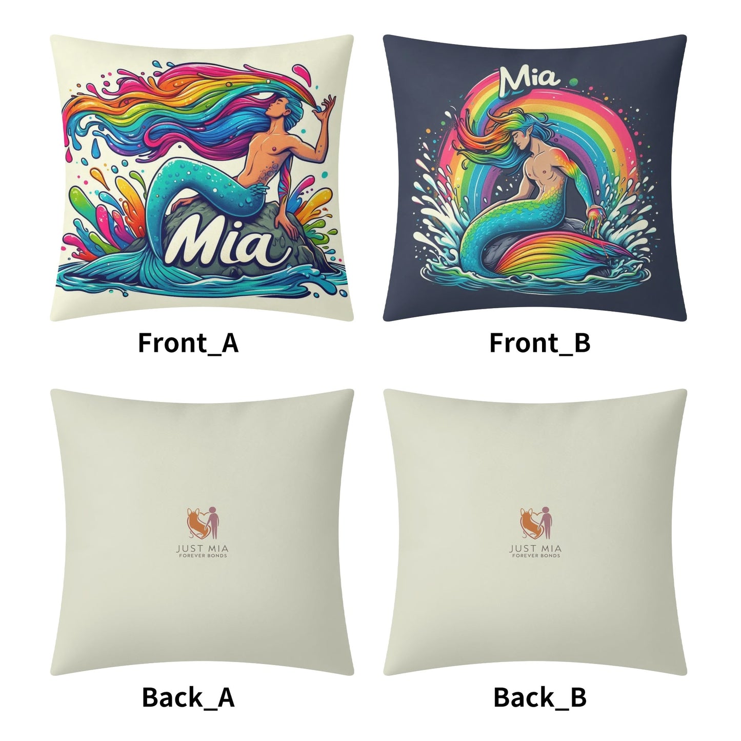 Mias Double Sided Pillow Covers