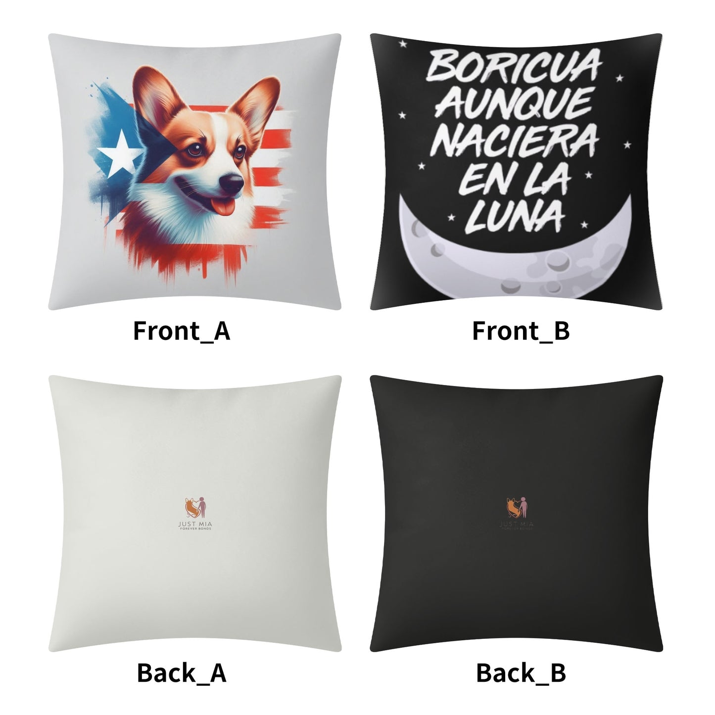 Mias Double Sided Pillow Covers
