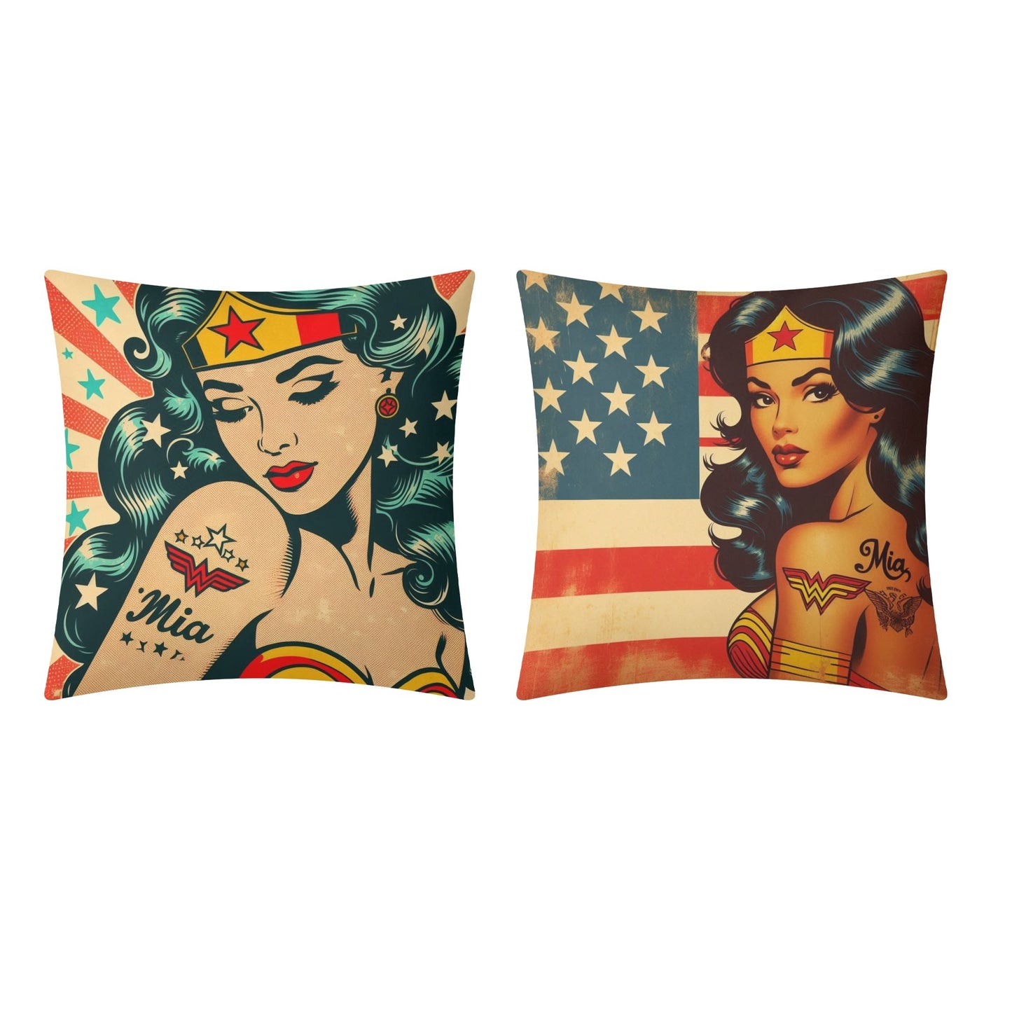 Mias Double Sided Pillow Covers