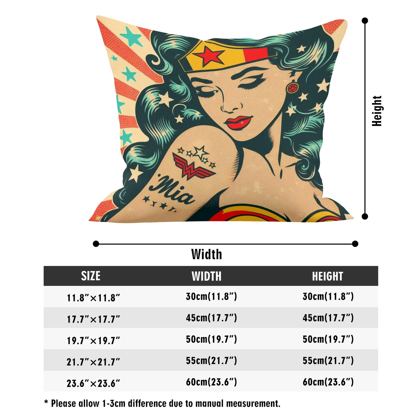 Mias Double Sided Pillow Covers