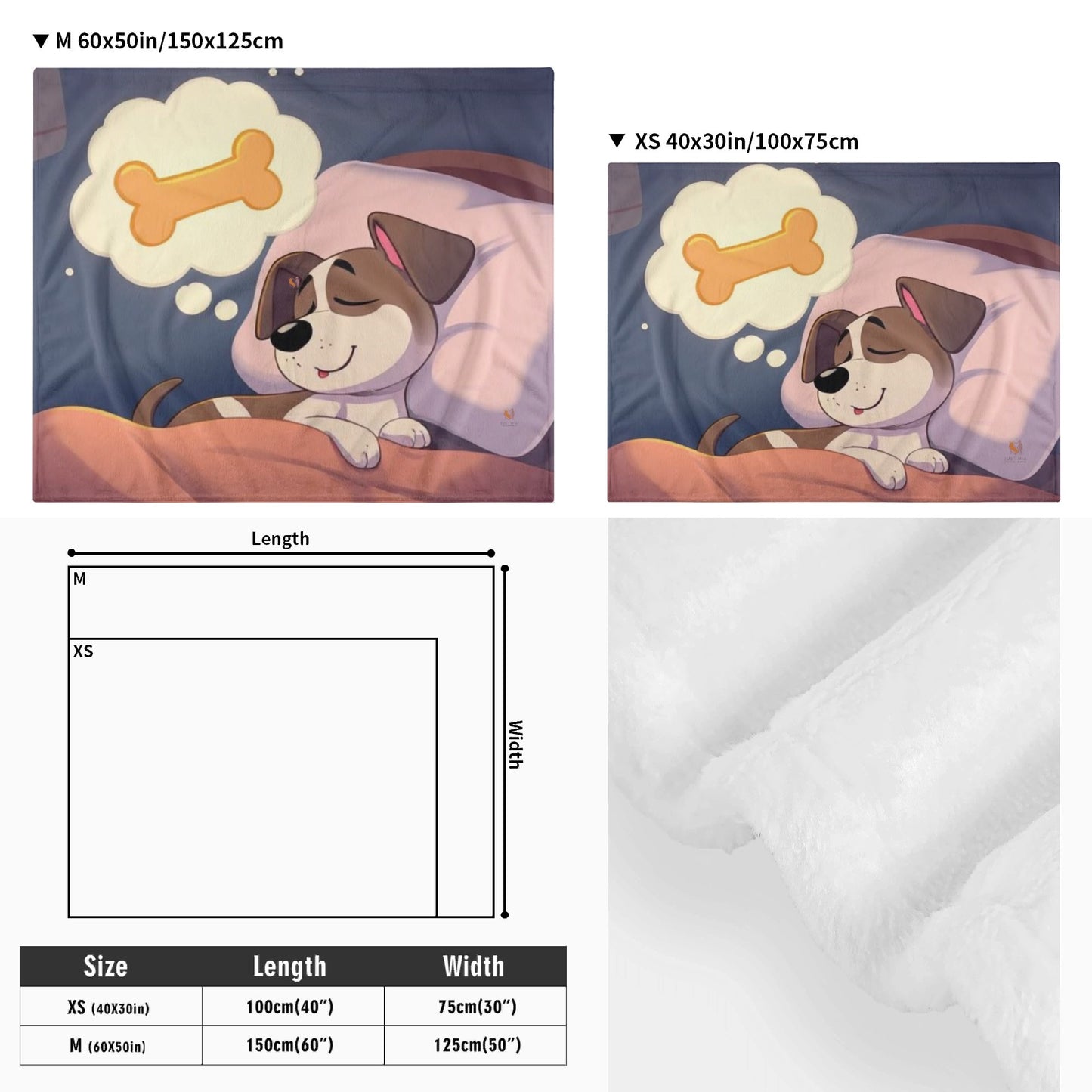 Mia Flanner Blanket for pets