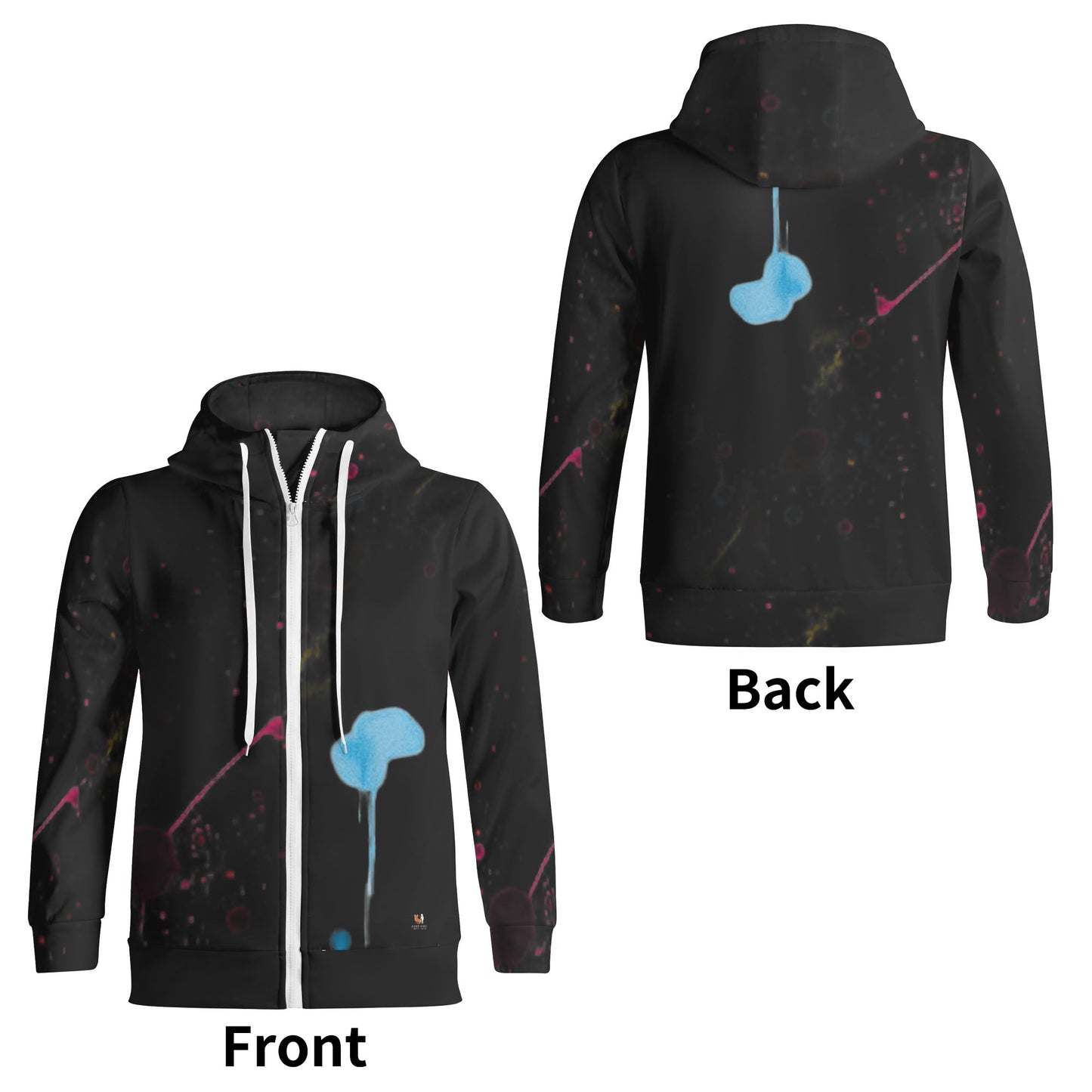 Mia Adult Full Zip Turtleneck Hoodie