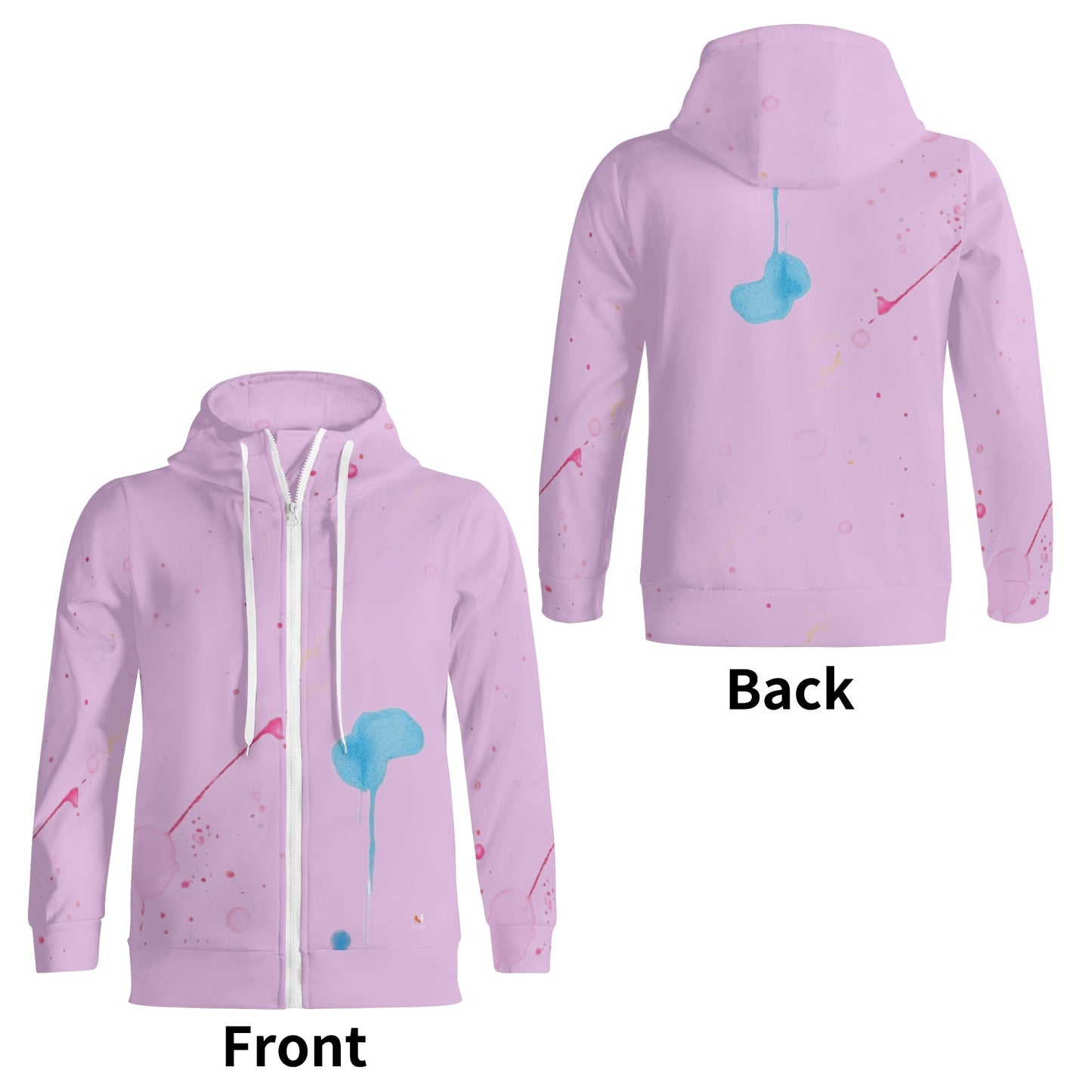 Mia Adult Full Zip Turtleneck Hoodie