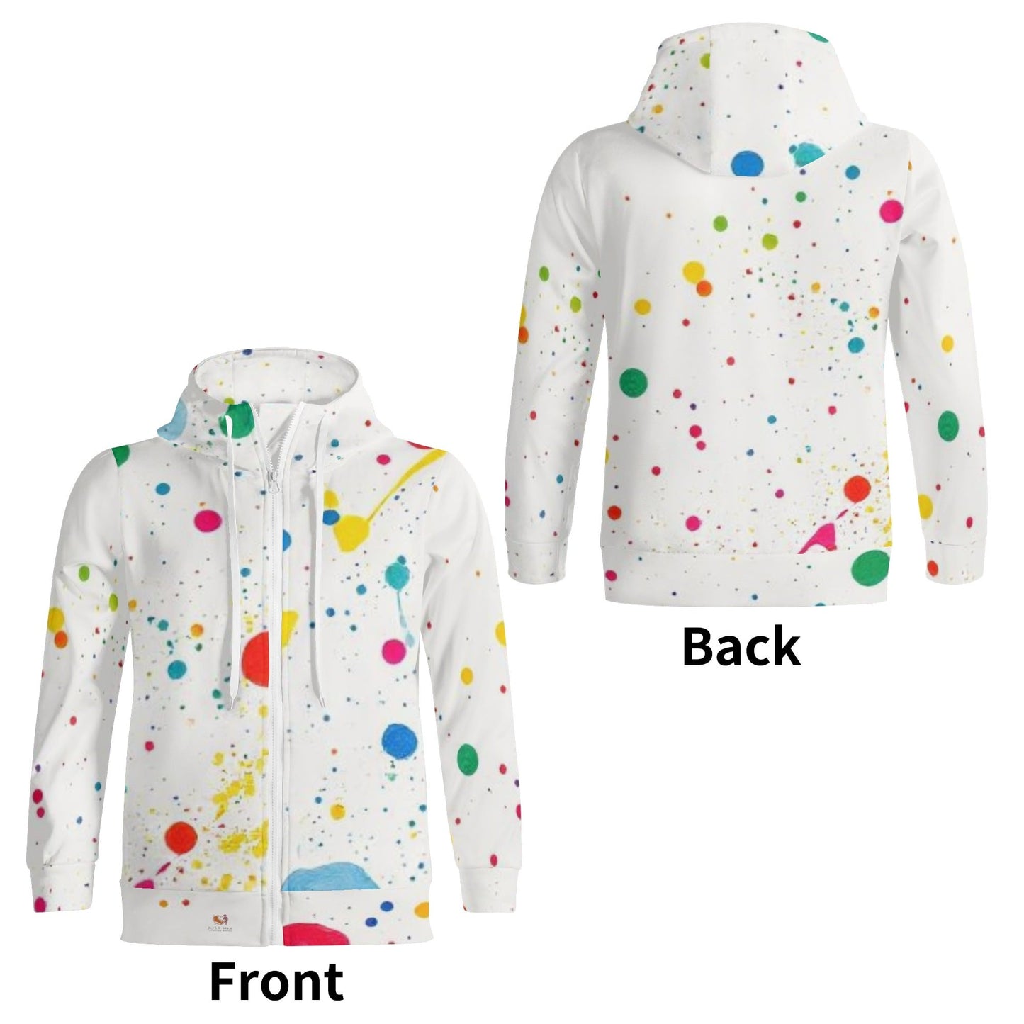 Mia Adult Full Zip Turtleneck Hoodie
