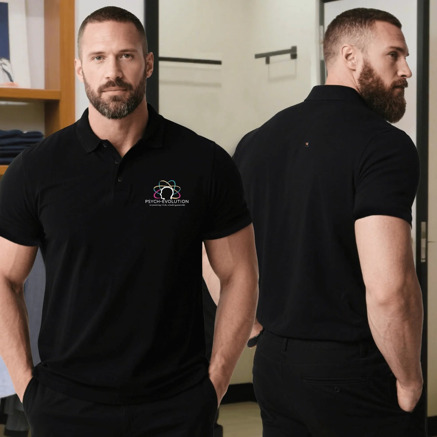 Classic Men’s Polo Shirt by Just Mia