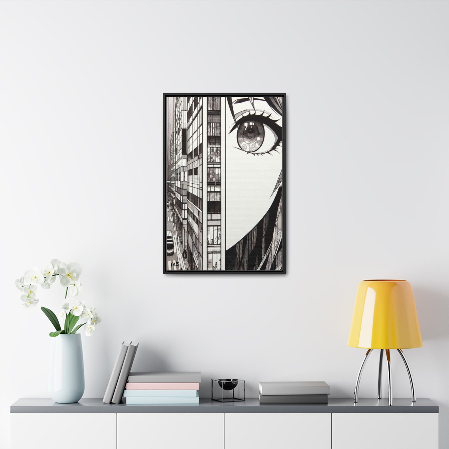Mia Gallery Canvas Wraps, Vertical Frame