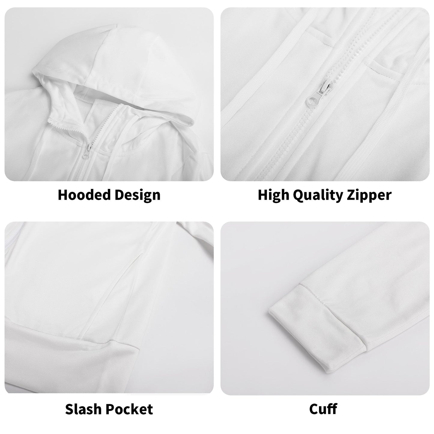 Mia Adult Full Zip Turtleneck Hoodie