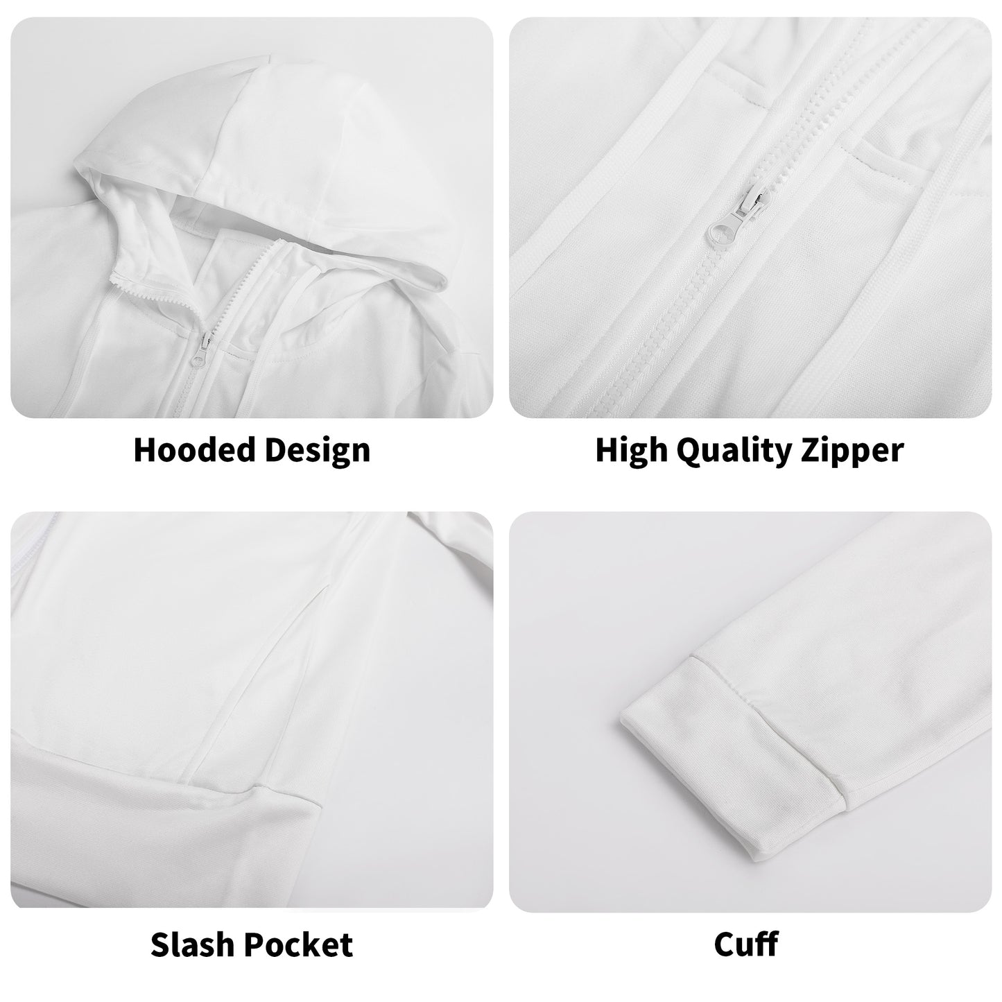 Mia Adult Full Zip Turtleneck Hoodie