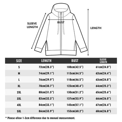 Mia Collection Adult Full Zip Turtleneck Hoodie Streetwear