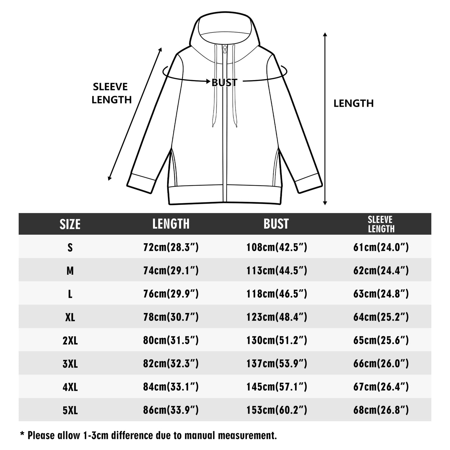Mia Adult Full Zip Turtleneck Hoodie