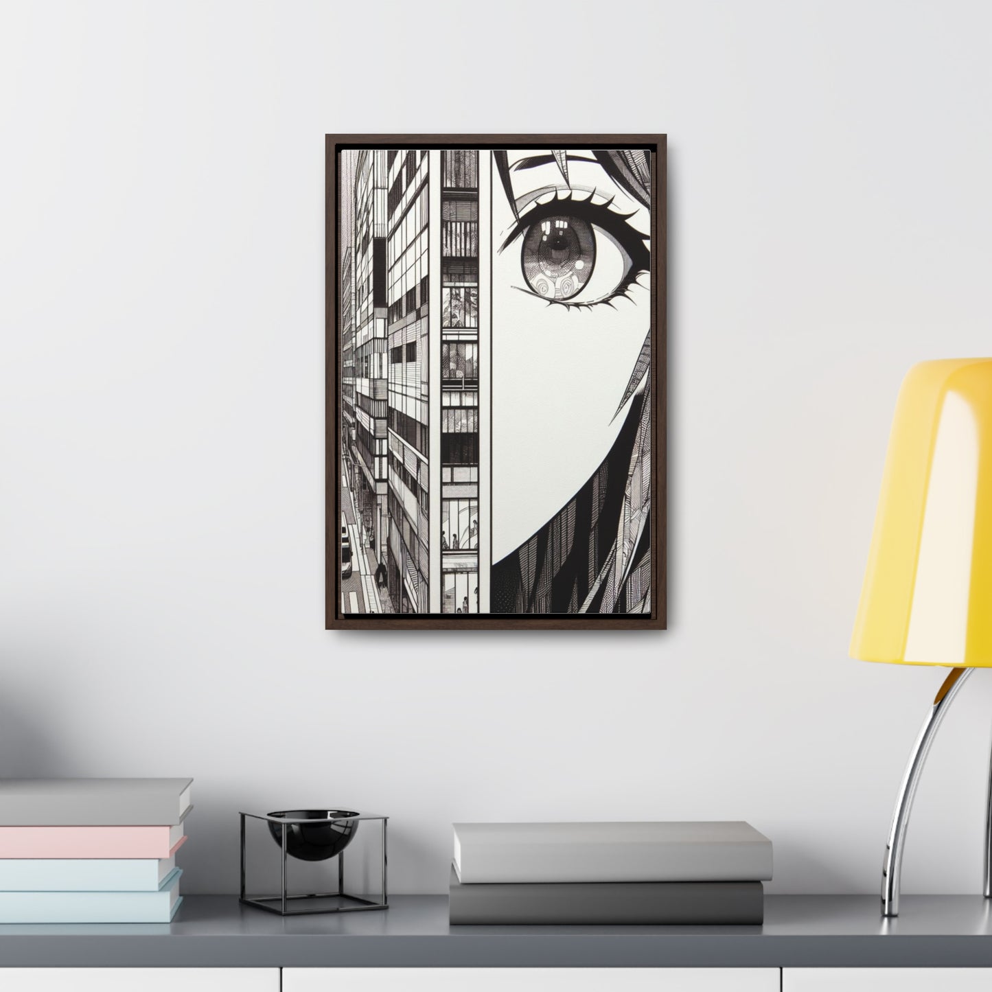 Mia Gallery Canvas Wraps, Vertical Frame