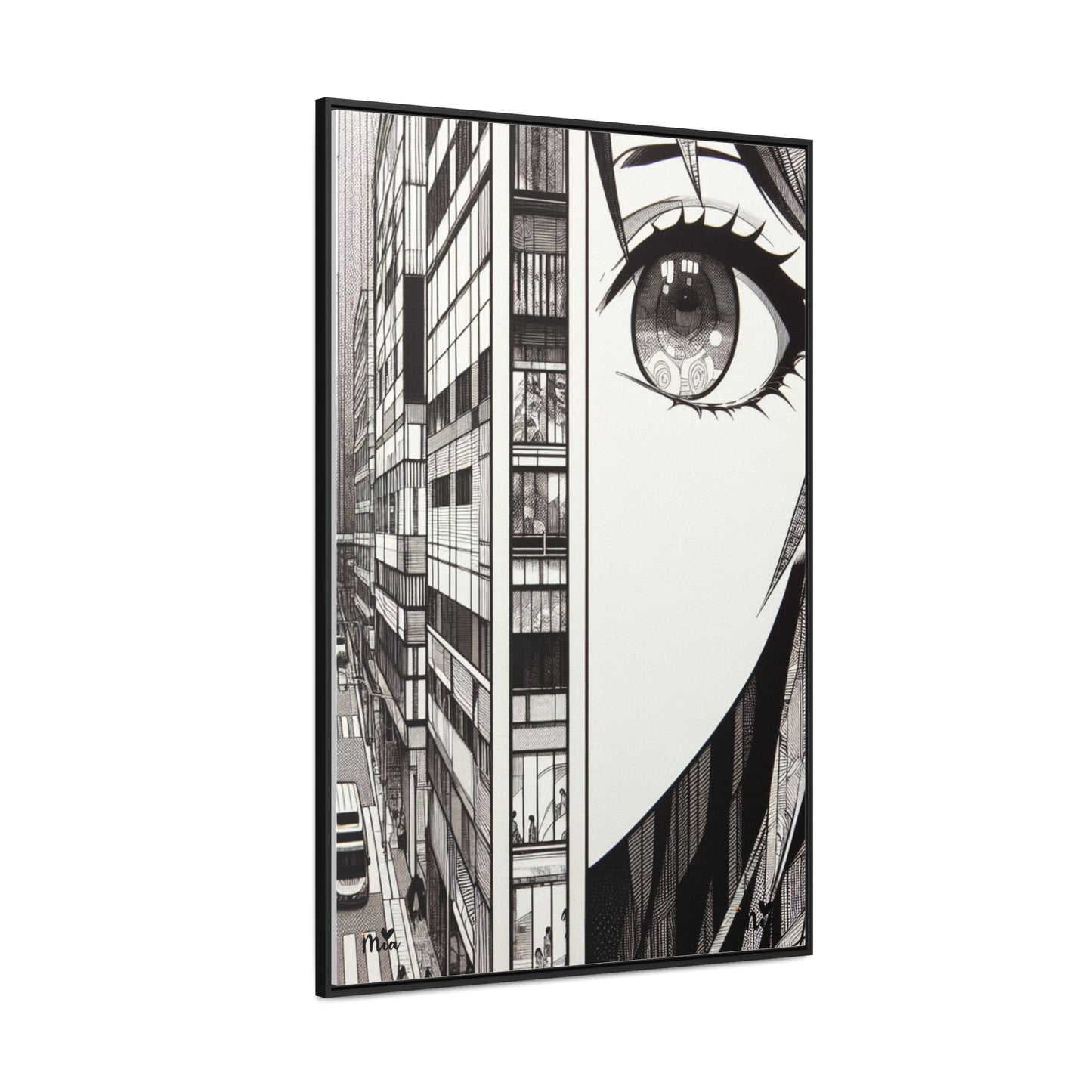 Mia Gallery Canvas Wraps, Vertical Frame