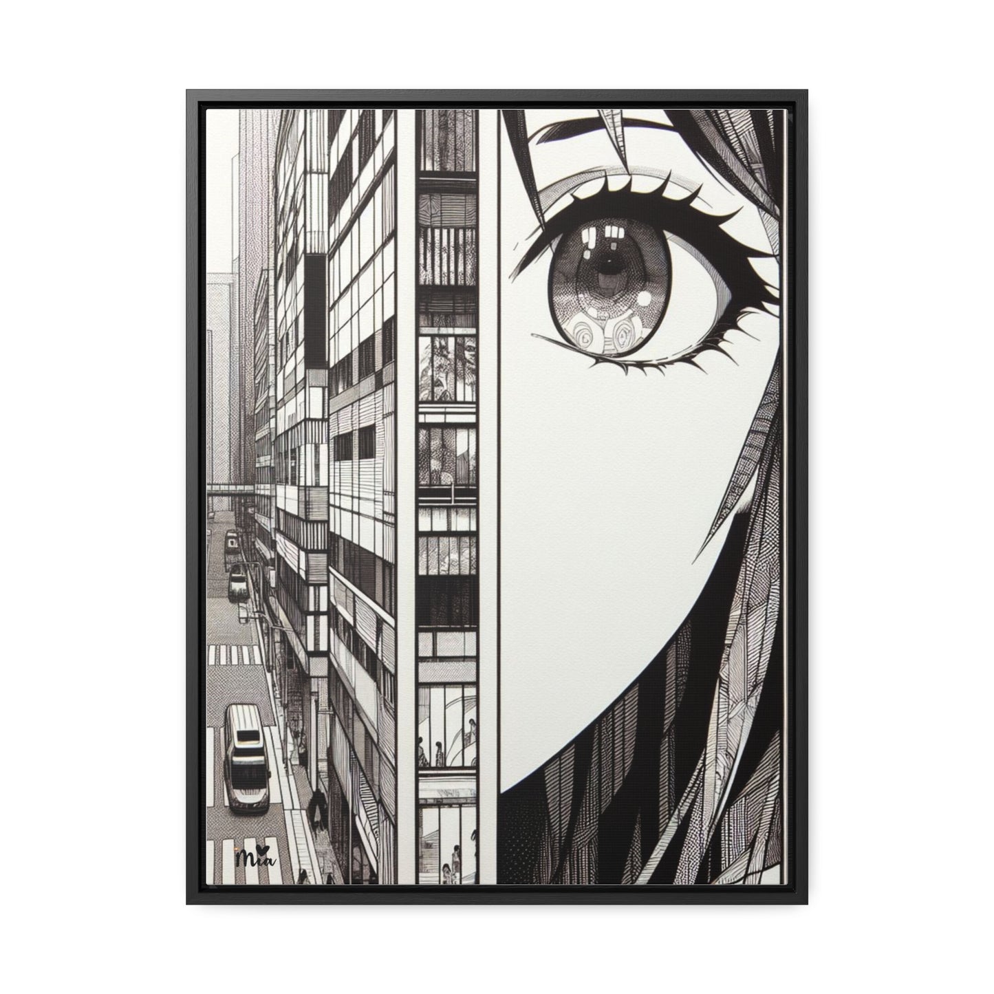 Mia Gallery Canvas Wraps, Vertical Frame