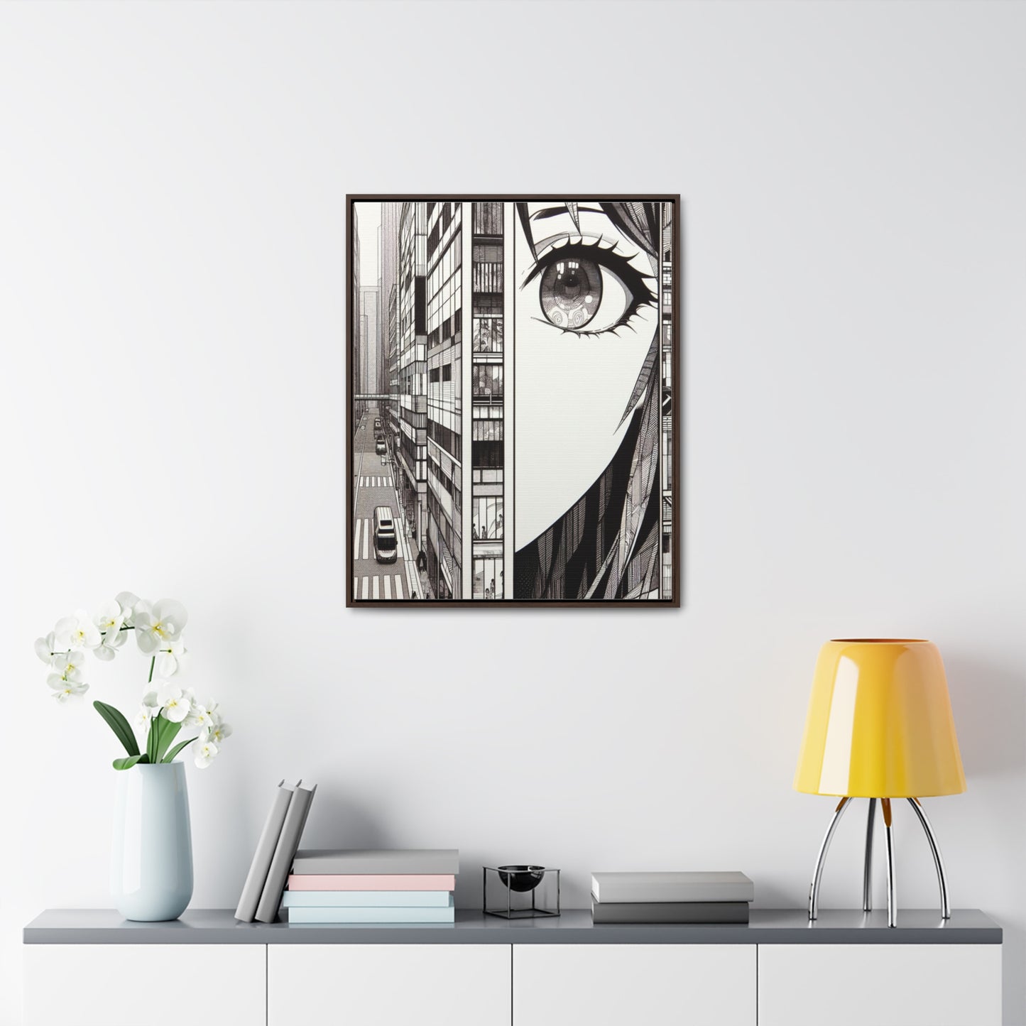Mia Gallery Canvas Wraps, Vertical Frame