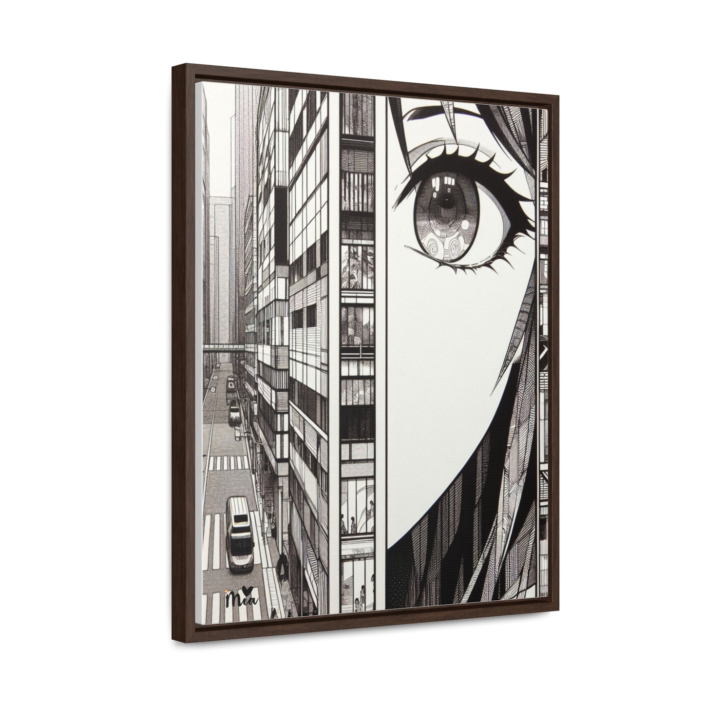Mia Gallery Canvas Wraps, Vertical Frame