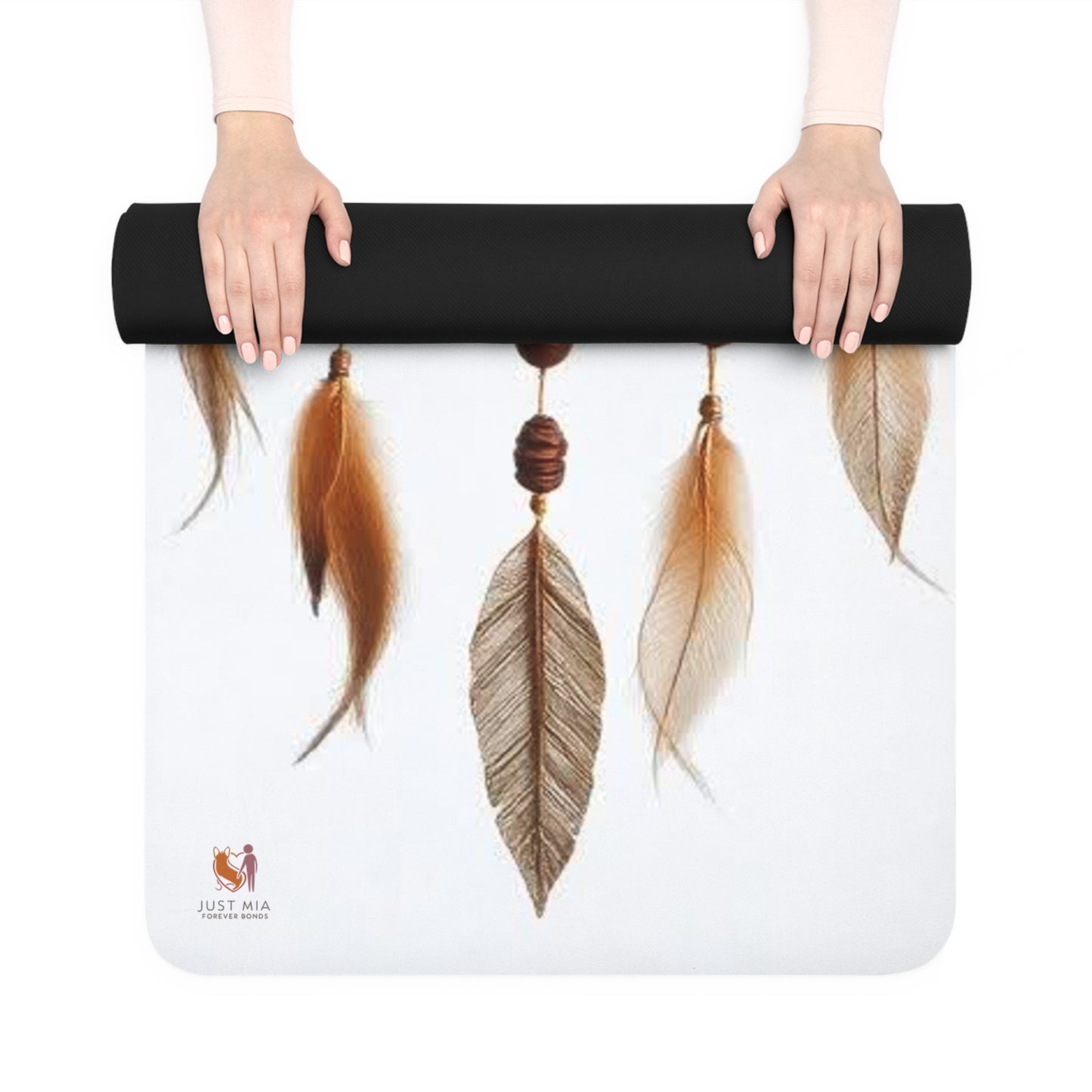 Dreamcatcher Rubber Yoga Mat for Mindfulness and Fitness
